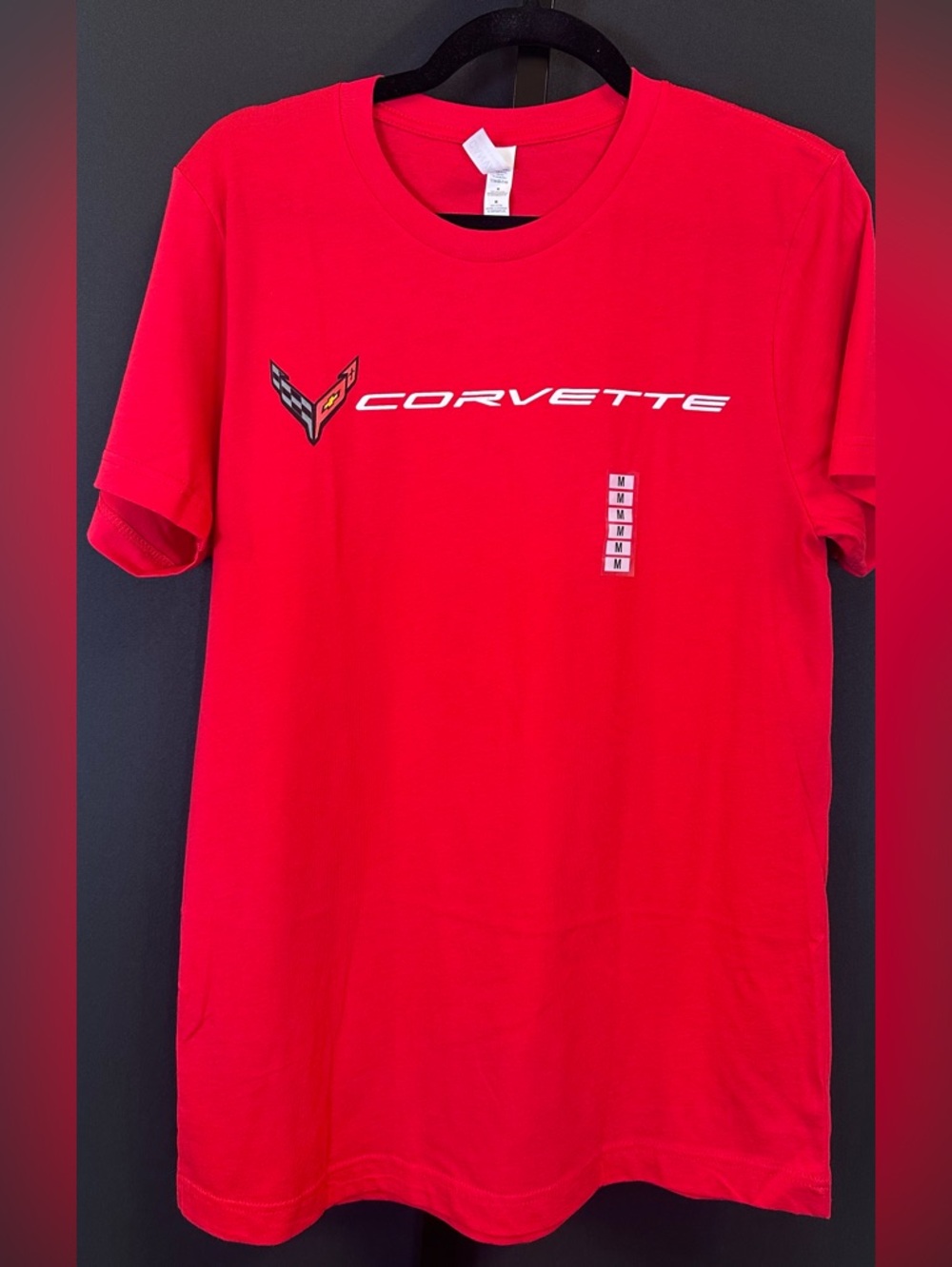 #207- NEW Men's Corvette Engineer Red Graphic Short Sleeve Tee - Picture 3 of 7